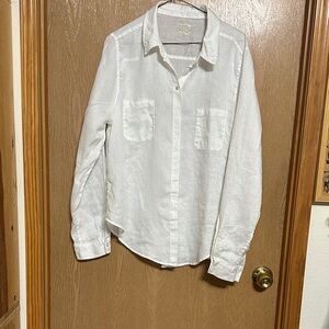 Lilly Pulitzer seaview linen shirt xl